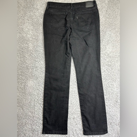 Levi's Jeans Mens 31 x 34 505 Straight Black Denim Silver Tab Classic Party - Picture 4 of 4
